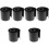 6Sets Black for Pets PVC Sofa Toy Blockers 6