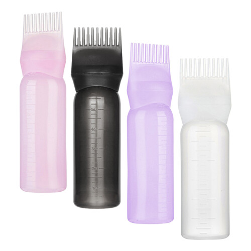 8Pcs Hair Root Applicator Bottles PP Dyeing Tools Lightweight Assorted 1