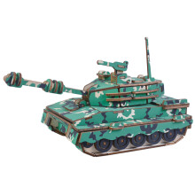 3Pcs Tank Shape Wooden 3D Puzzle Toy For Entertainment