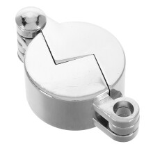 2Pcs Silver Lockable Outdoor Hose Bib Lock Iron Weatherproof Spigot