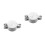 2Pcs Silver Lockable Outdoor Hose Bib Lock Iron Weatherproof Spigot 6