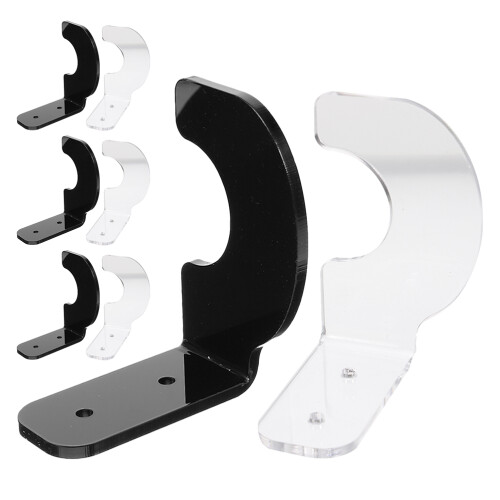 8Pcs Baseball Bat Organizer Wall Mount Durable Acrylic Metal Rack