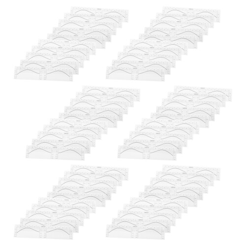 200Pcs Adhesive Eyebrow Stencil Kit for Professional and Personal Use 1