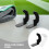 8Pcs Baseball Bat Organizer Wall Mount Durable Acrylic Metal Rack 9