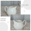 2Pcs White Ceramic Coffee Milk Pitcher Small Creamer Dispenser 11