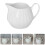2Pcs White Ceramic Coffee Milk Pitcher Small Creamer Dispenser 10