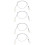 4Sets White Hearing Aids Clip Portable Bte Protector Anti-Lost Rope 5