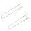 4Sets White Hearing Aids Clip Portable Bte Protector Anti-Lost Rope 11