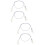 4Sets White Hearing Aids Clip Portable Bte Protector Anti-Lost Rope 7