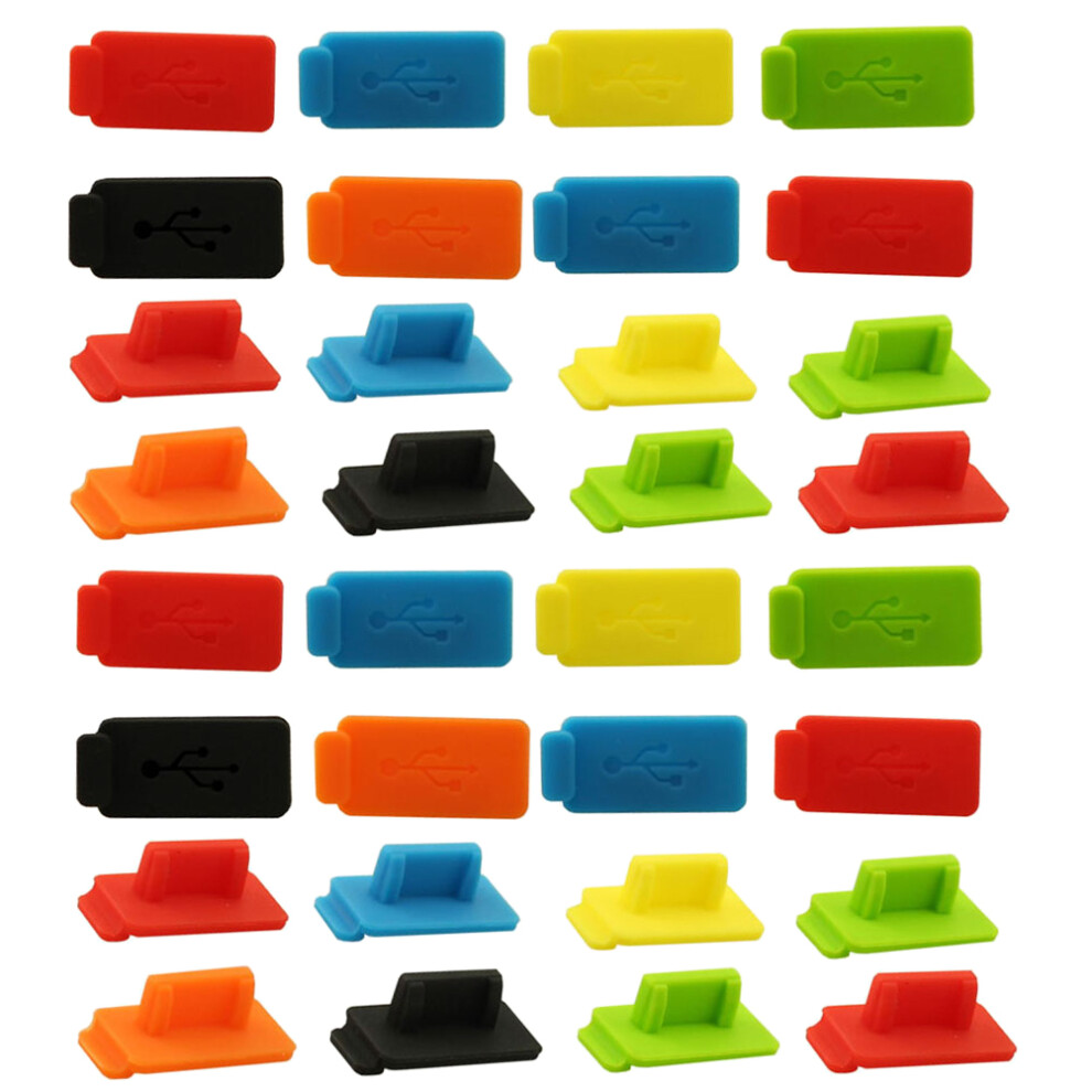 50 Pcs Silicone Dust Plug Usb Port Plug Charger Port Protector 3631488103890