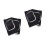2Pcs Black Knee Protector Sleeve for Exercise Fit 9