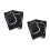2Pcs Black Knee Protector Sleeve for Exercise Fit 3
