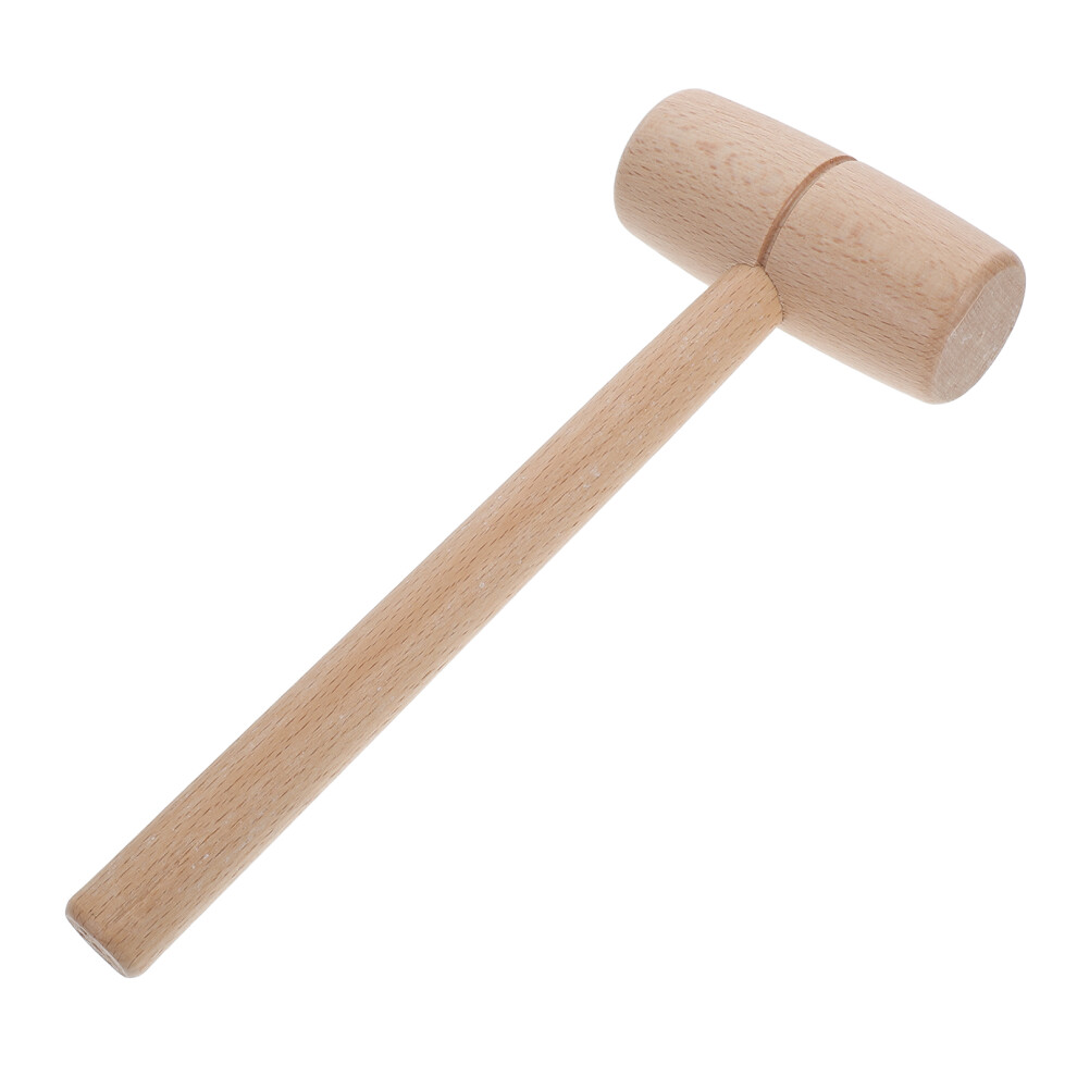4Pcs Wooden Hammer With Wood Handle For Diy And Woodworking Projects 3631552470507