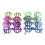 12 Pcs Plastic Symbol Eyewear For Halloween Masquerade 9