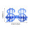 12 Pcs Plastic Symbol Eyewear For Halloween Masquerade 2