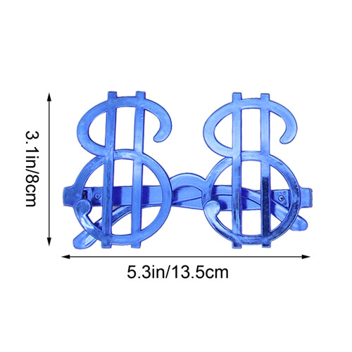 12 Pcs Plastic Symbol Eyewear For Halloween Masquerade 1