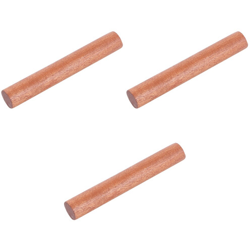 3 Pcs Classic Wooden Dough Roller Dessert Rolling Pin Rolling Pin 2