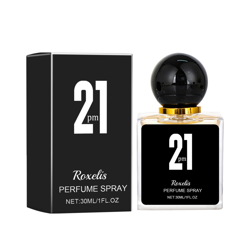 (Black) For Men Attraction Confidence Male Perfume Oil Infused Long Lasting Spray 30ml