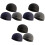 9Pièces Bonnets Internes Cyclistes, Protection Uv, Noir Gris 3