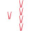 Red Rhythm Stick For Kids Educational Tool 10pcs 4