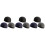 9Pièces Bonnets Internes Cyclistes, Protection Uv, Noir Gris 4