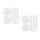200 Pcs Mineral Water Bottle Filter Portable Tea Strainer 5