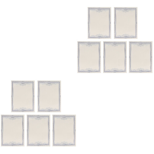 2 Sets A4 Paper Inner Core Child Blank Certificate 12k Page 1