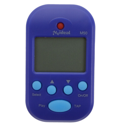 6Pcs Practical Blue Guitar Metronome Electronic Tempo Device