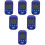 6Pcs Practical Blue Guitar Metronome Electronic Tempo Device 8