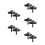 10Sets Stainless Steel Window Sash Lock Black Sliding Window Security 7