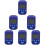 6Pcs Practical Blue Guitar Metronome Electronic Tempo Device 9