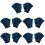 Swimming Training Gloves Assorted Color For Water Activities 6