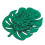 48Pcs Insulated Green Felt Monstera Leaf Cup Coasters for Decor 1