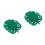 48Pcs Insulated Green Felt Monstera Leaf Cup Coasters for Decor 5