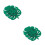 48Pcs Insulated Green Felt Monstera Leaf Cup Coasters for Decor 6