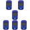 6Pcs Practical Blue Guitar Metronome Electronic Tempo Device 11