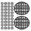 800Pcs Black Garden Planter Grid Mats Plastic Pot Bottom Drainage Pads 1