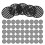 800Pcs Black Garden Planter Grid Mats Plastic Pot Bottom Drainage Pads 2