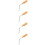 4Pcs Portable Brown Piano String Hook Spanner Tool for Tuning 10