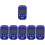 6Pcs Practical Blue Guitar Metronome Electronic Tempo Device 3