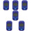6Pcs Practical Blue Guitar Metronome Electronic Tempo Device 10