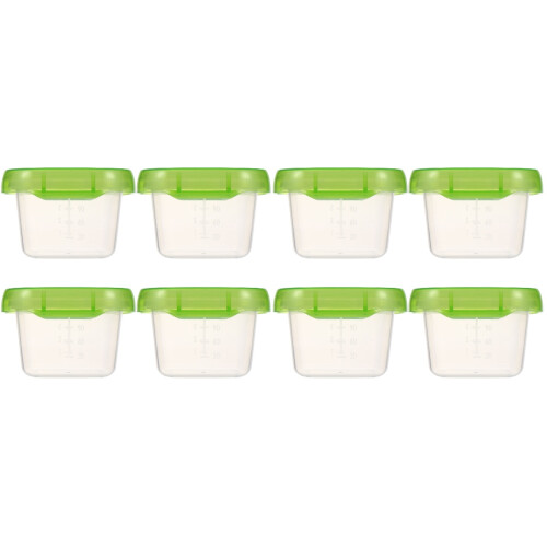 8 Pcs Baby Food Storage Boxes Leakproof Containers 2