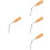 4Pcs Portable Brown Piano String Hook Spanner Tool for Tuning 8
