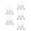25Pcs Automatic Retractable Anti Theft Steel Wire Case for Merchandise 10