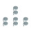 8Pcs Soft Grey Bed Wedge Pillow for Mattress and Couch 5