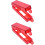 2Pcs Visible Panel Light Red Lockable Child Safety 7