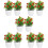10Pcs Artificial Fruit Tree Bonsai Compact Home Decoration 9