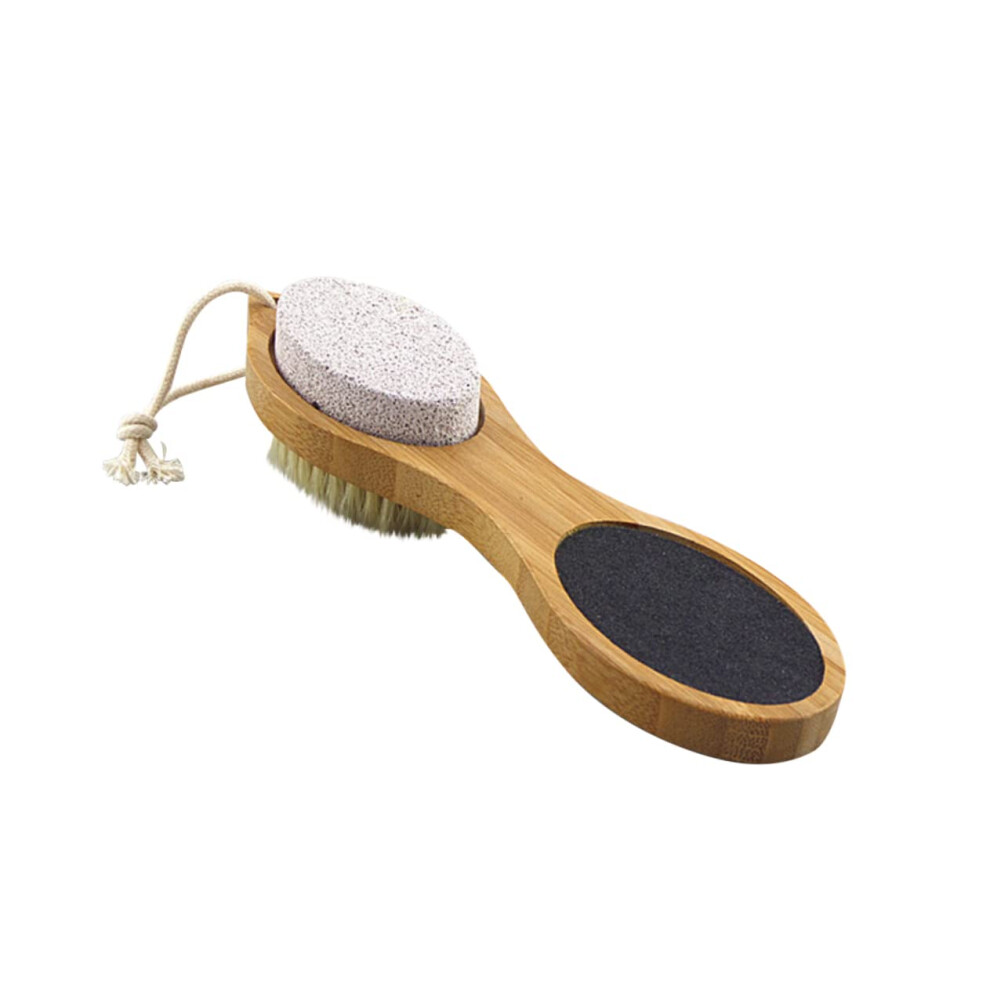Foot Scrubber with Exfoliating Stone for Dead Skin Removal and Smooth Feet Massage