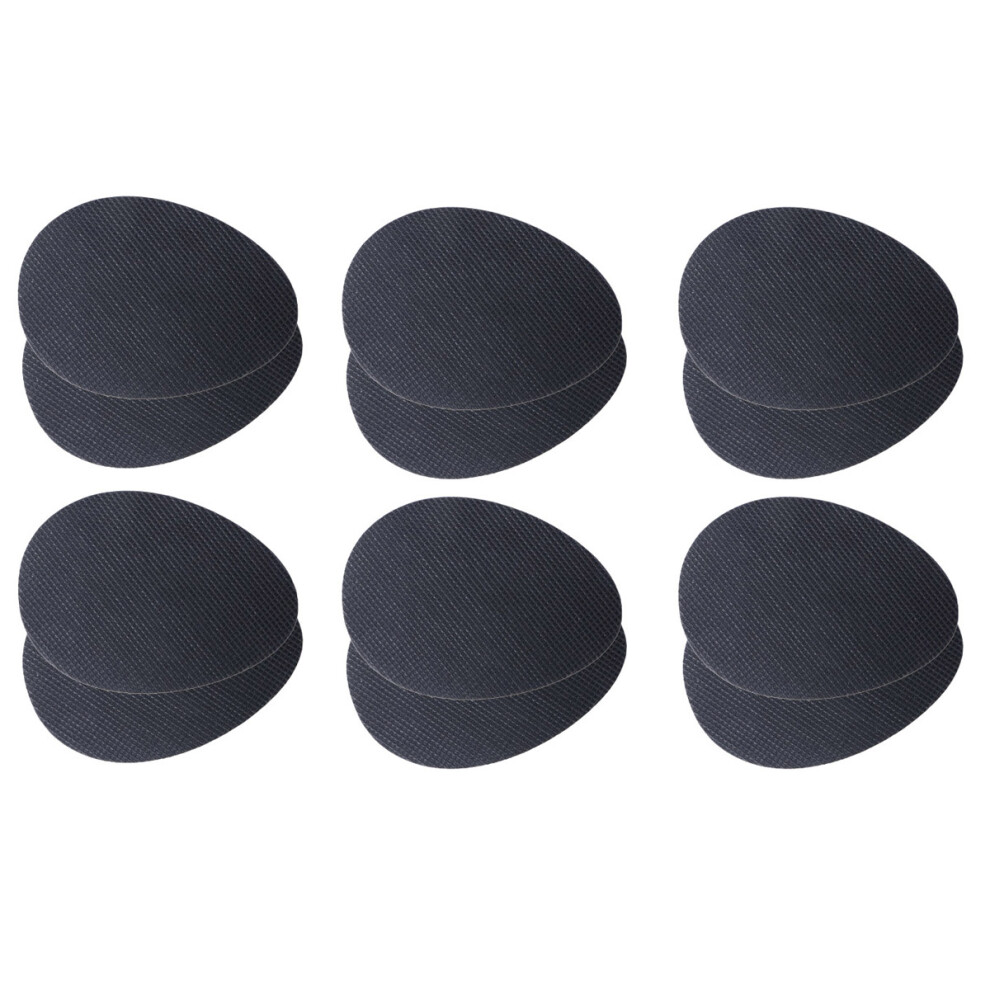 Vaguelly 18Pairs Anti-Slip Black Sole Protectors For High Heels Self-Adhesive
