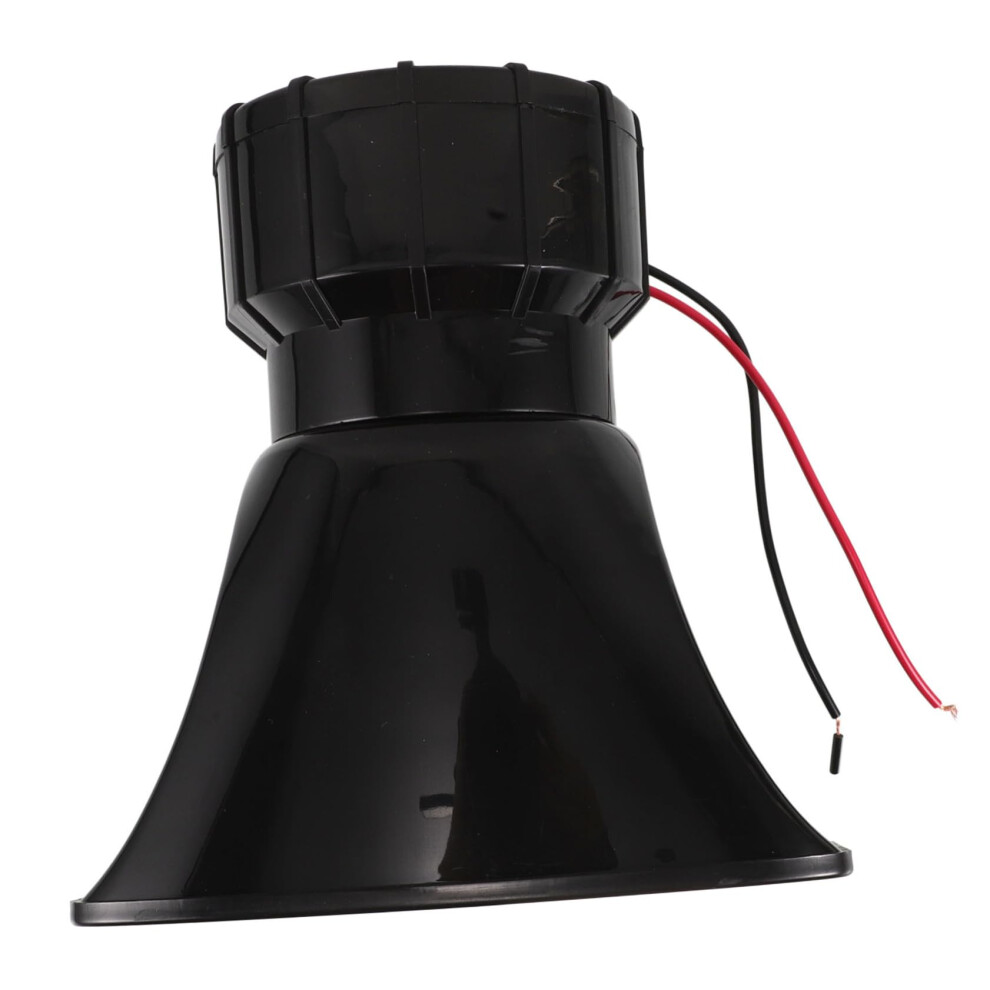 12V Loud Car Air Horn With Alarm, Single Trumpet Train Horn For Truck Suv Boat, Multiple Sound Modes 9113335605091